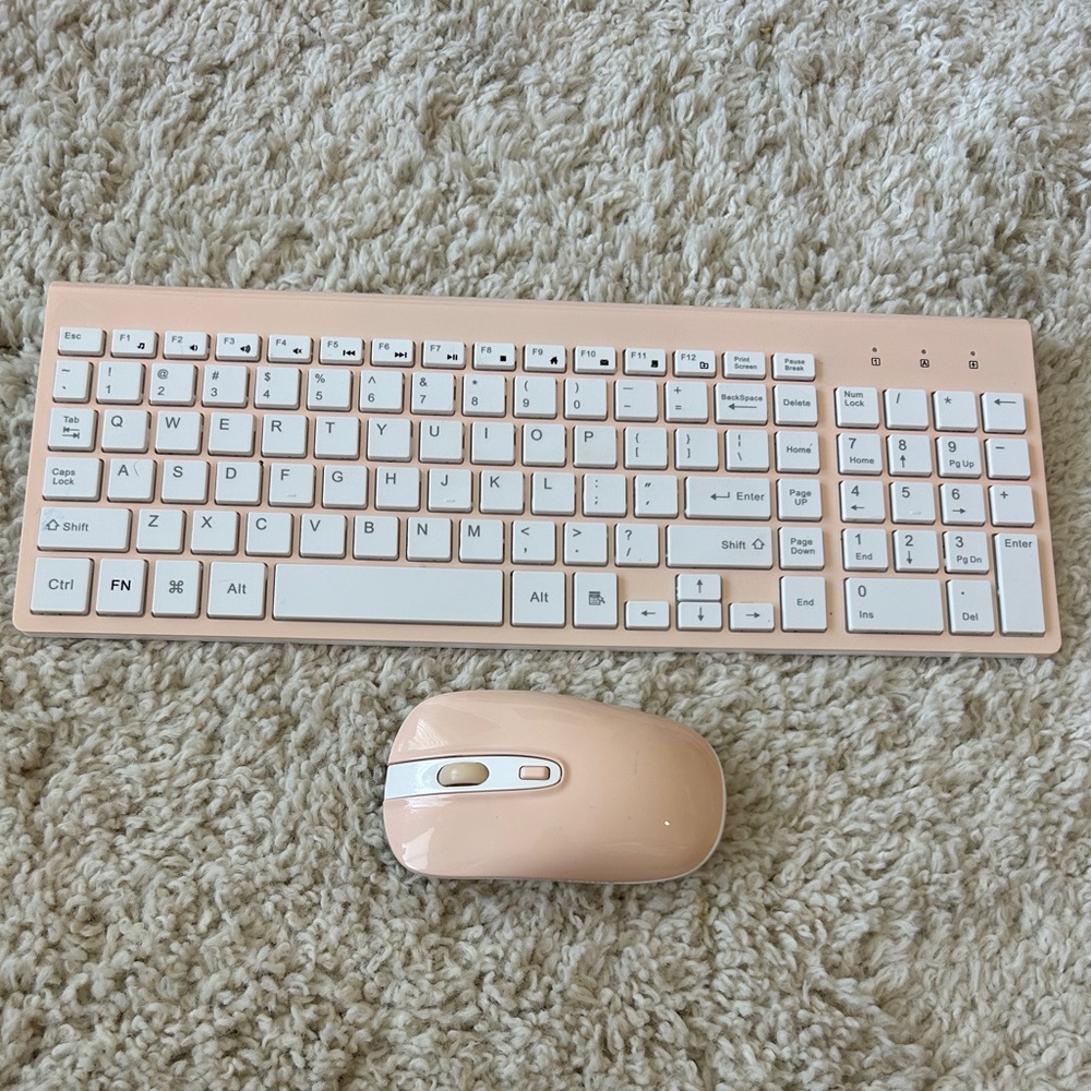 Wireless keyboard and mouse
